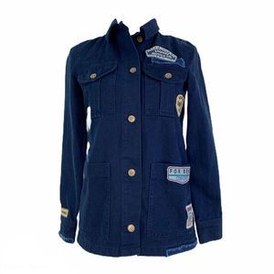 Zara Patch Jean Jacket XS
